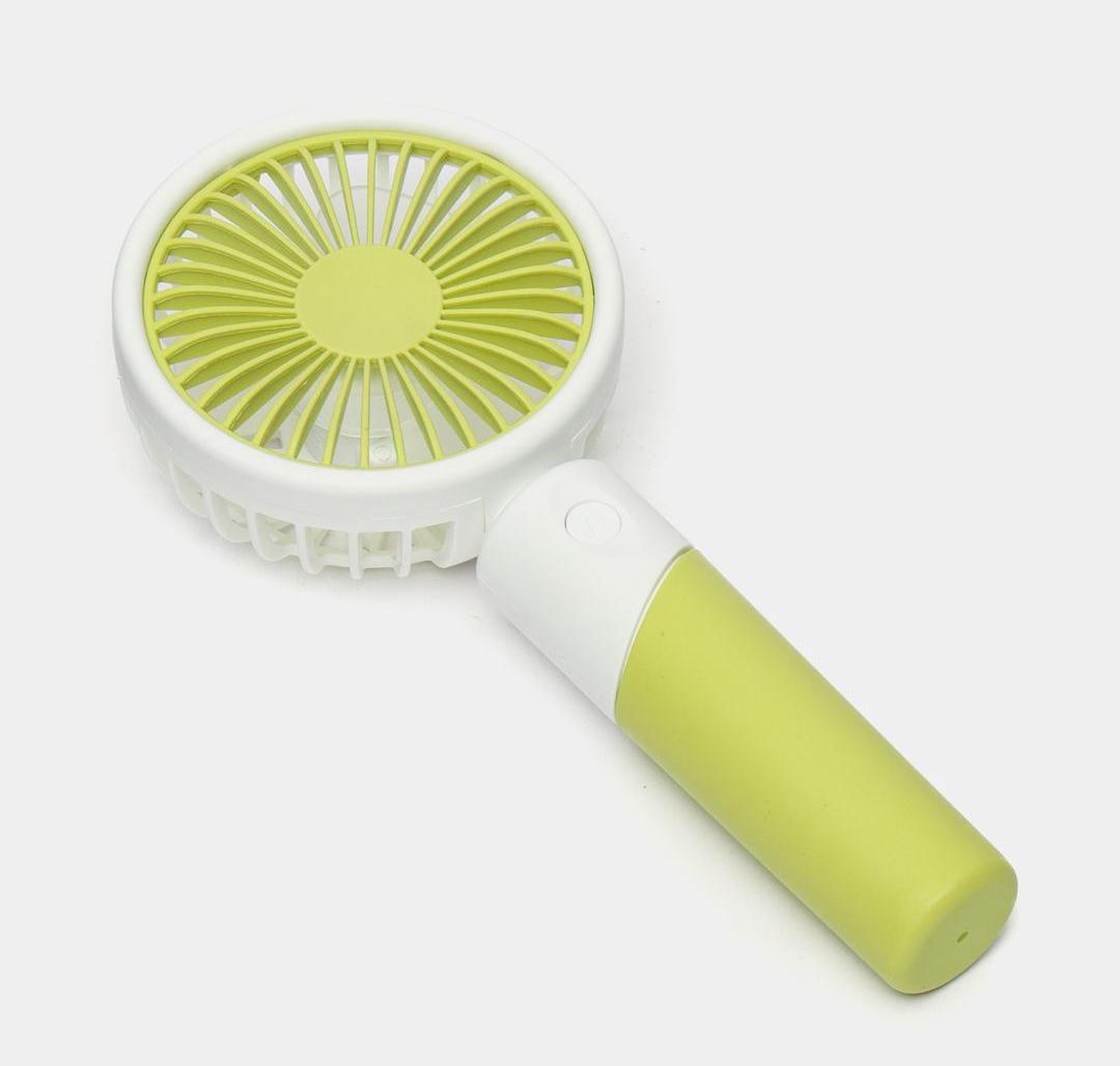 Настольный вентилятор ручной с USB-зарядкой ZB 100 Mini Fan 2в1 Зеленый - фото 4