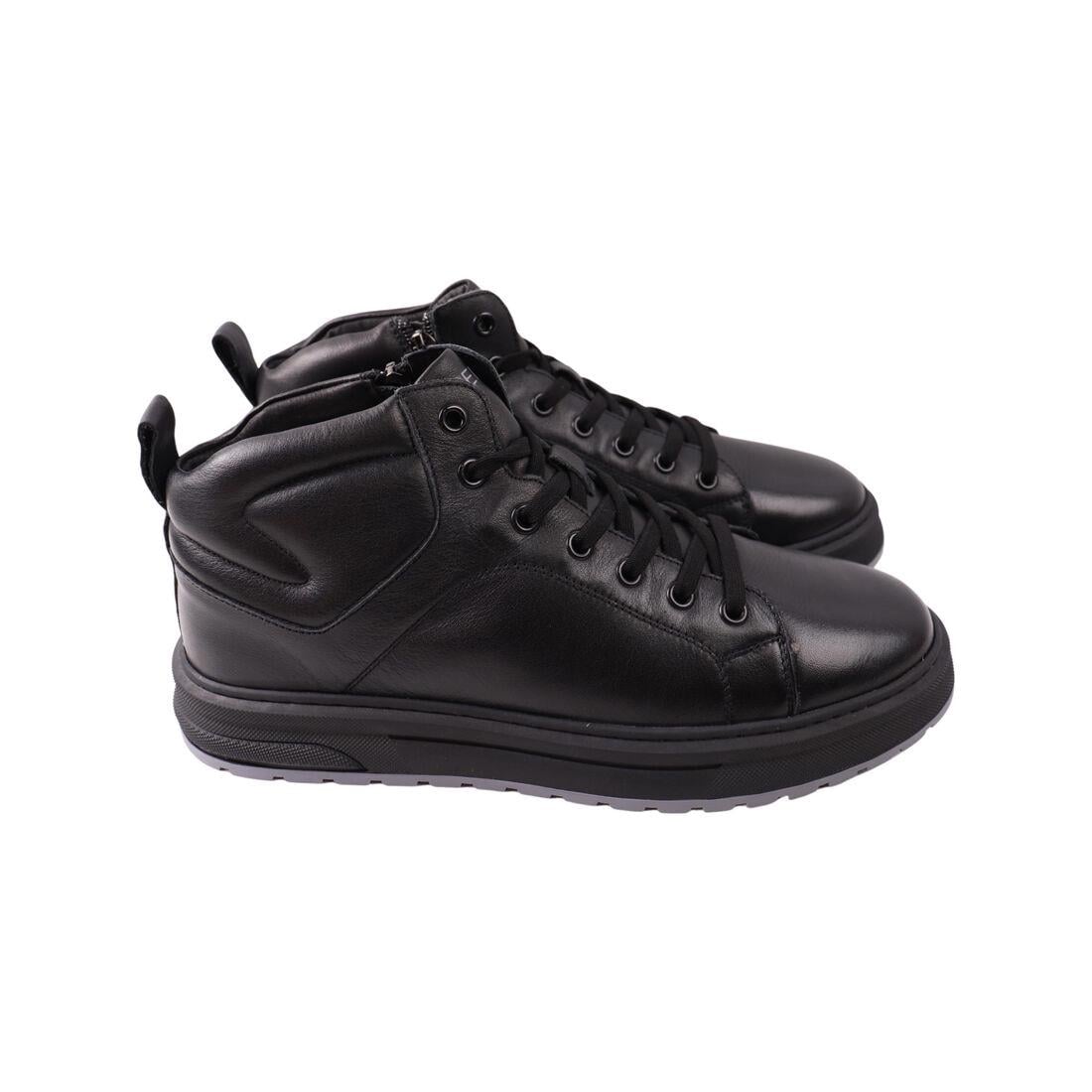 Ботинки мужские Clemento натуральная кожа р. 39 Черный (65-24ZHS)