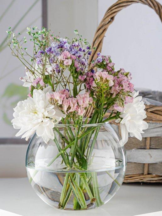 Ваза скляна для квітів та декору Trendglass SPHERE 15,5 см (35104) - фото 2 Ваза скляна для квітів та декору Trendglass SPHERE 15,5 см (35104) - фото 2