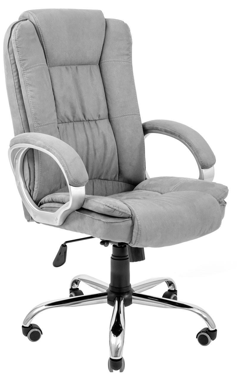 Кресло офисное компьютерное California Бонд 16 Хром М1 Tilt Серый