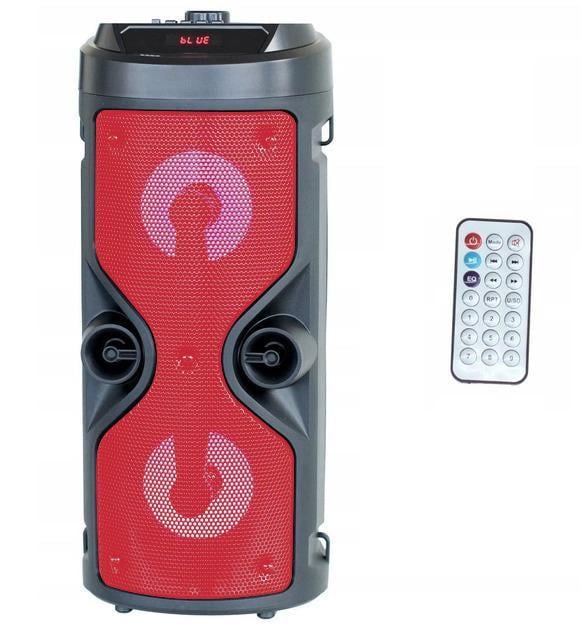 Портативная акустическая система Winso ZQS-4209-4"x2 Bluetooth RGB 12W 1200 mAh с пультом (964ad3b7)