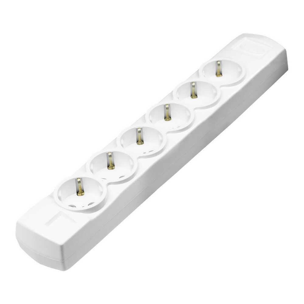 Колодка шестимісна Violux з заземленням (910220)