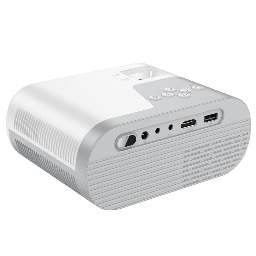 Проектор Hoco DT2 smart projector 2,4G/5G AUX/USB/AV/HDTV Бело-серый (24194266) - фото 2