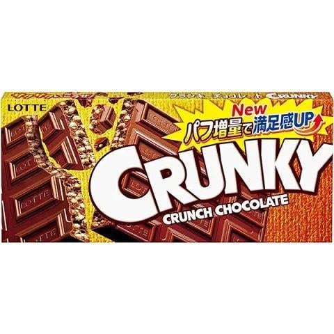 Молочний шоколад Lotte Crunky Crunch з хрустким рисом 45 г