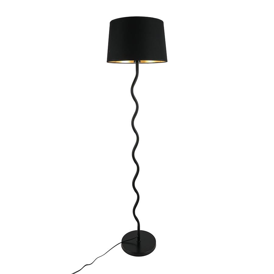 Светильник напольный с абажуром Levistella 909XLL15F BK/BK Черный 