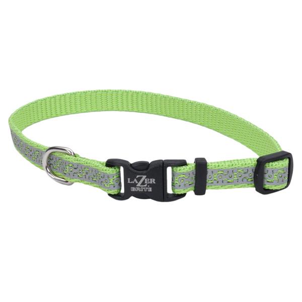 Нашийник світловідбиваючий для собак Coastal Lazer Brite Reflective Collar 1х20-30 см (46331_LGM12)