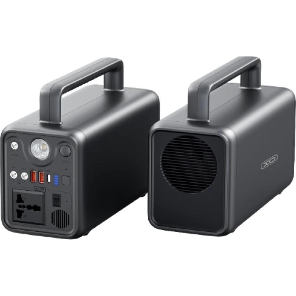 Зарядная станция портативная XO-PSA-300W Output 1AC+3DC+2USB+1Type-C 300 W 230Wh 72000 mAh Black (XO-PSA-300W) - фото 2