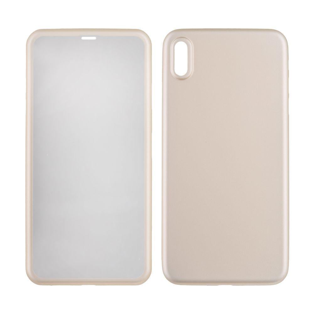 Чехол Double Sided для iPhone Xs Max Золотой