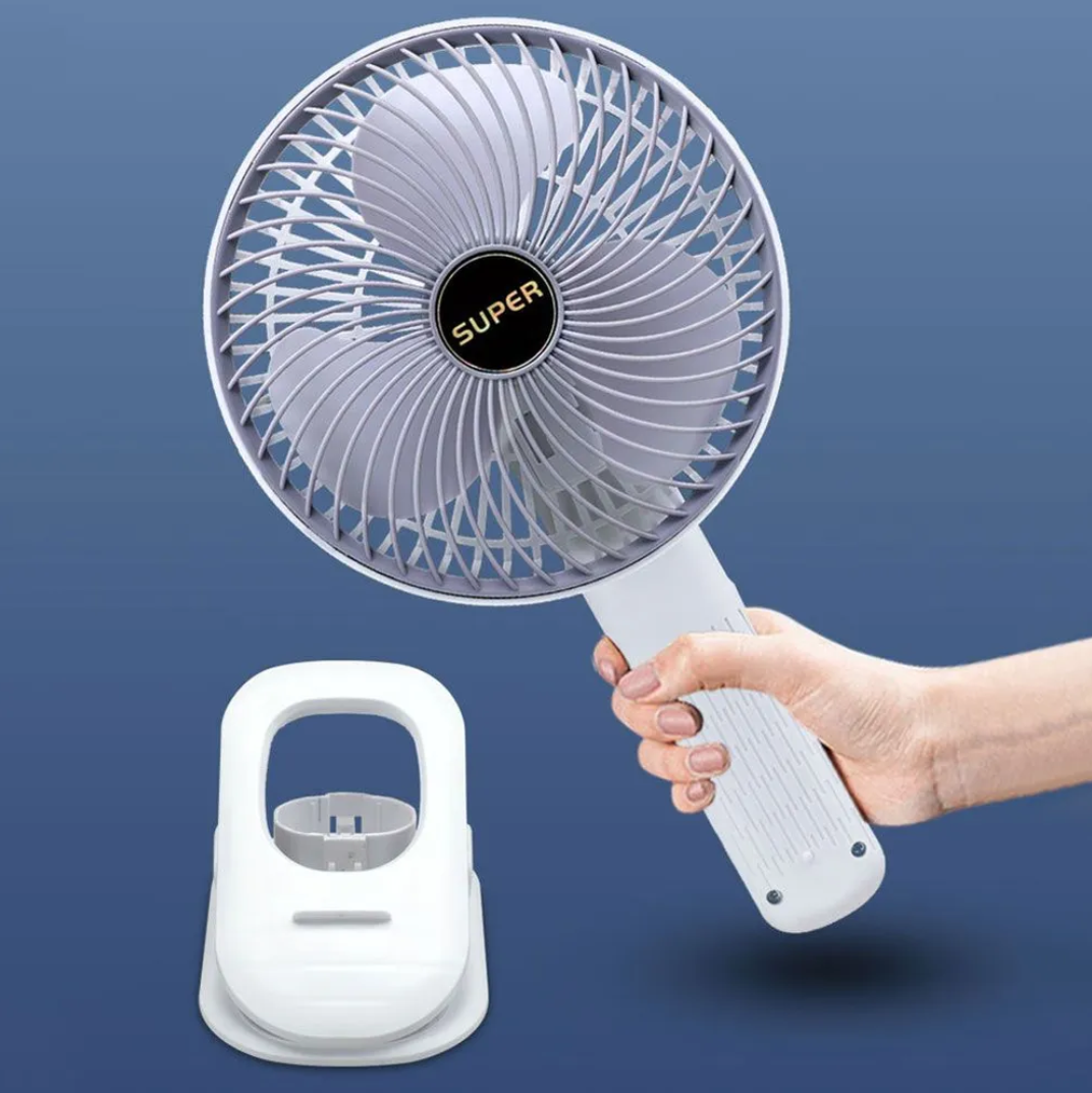 Вентилятор акумуляторний clip+mobile stand з прищепкою і USB зарядкою Білий (VNA10034) - фото 11 Вентилятор акумуляторний clip+mobile stand з прищепкою і USB зарядкою Білий (VNA10034) - фото 11