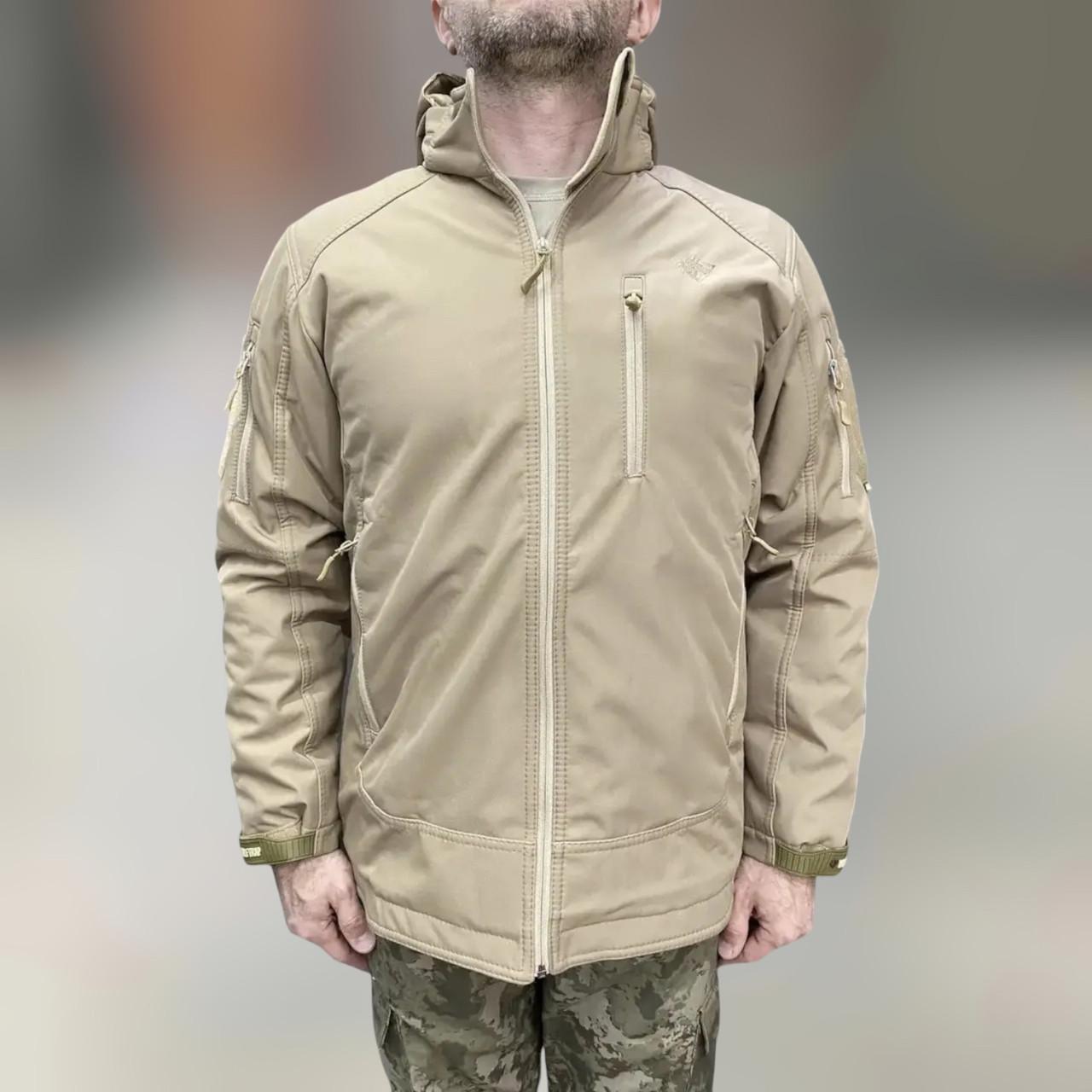 Куртка мужская зимняя Wolftrap Softshell M Койот (242107)