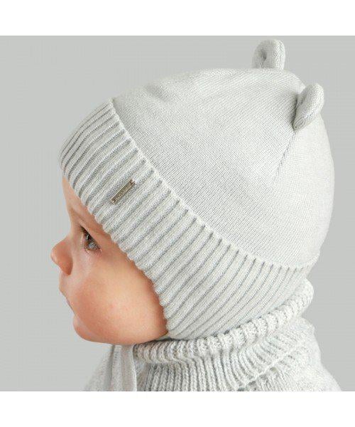 Шапка дитяча Elf Боббі р. 38 Світло-сірий (OK001282)