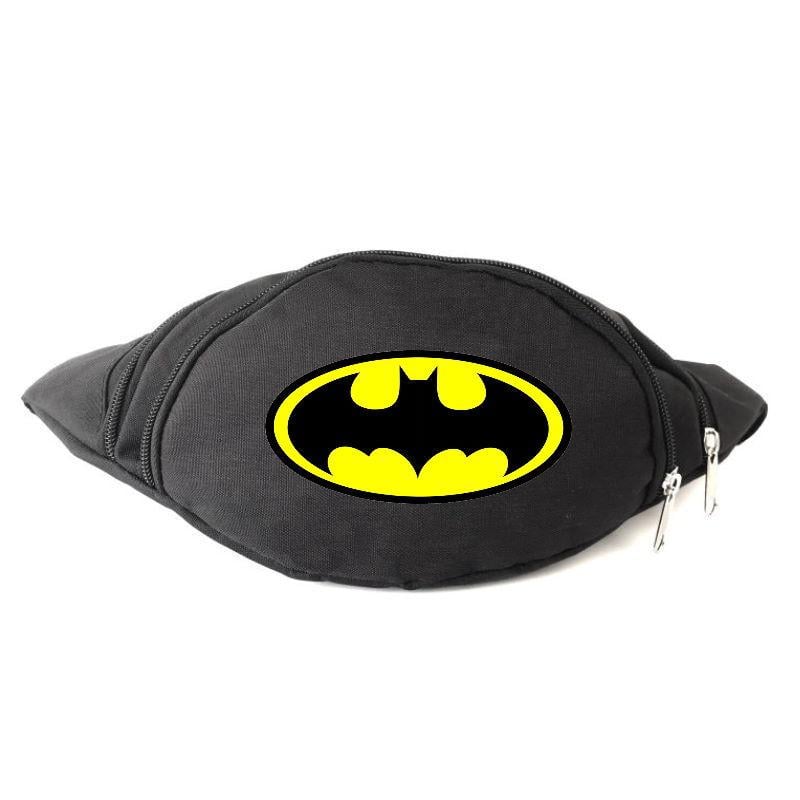 Поясна сумка-бананка з принтом Batman Marvel-B Чорний (1267577009) Поясна сумка-бананка з принтом Batman Marvel-B Чорний (1267577009)