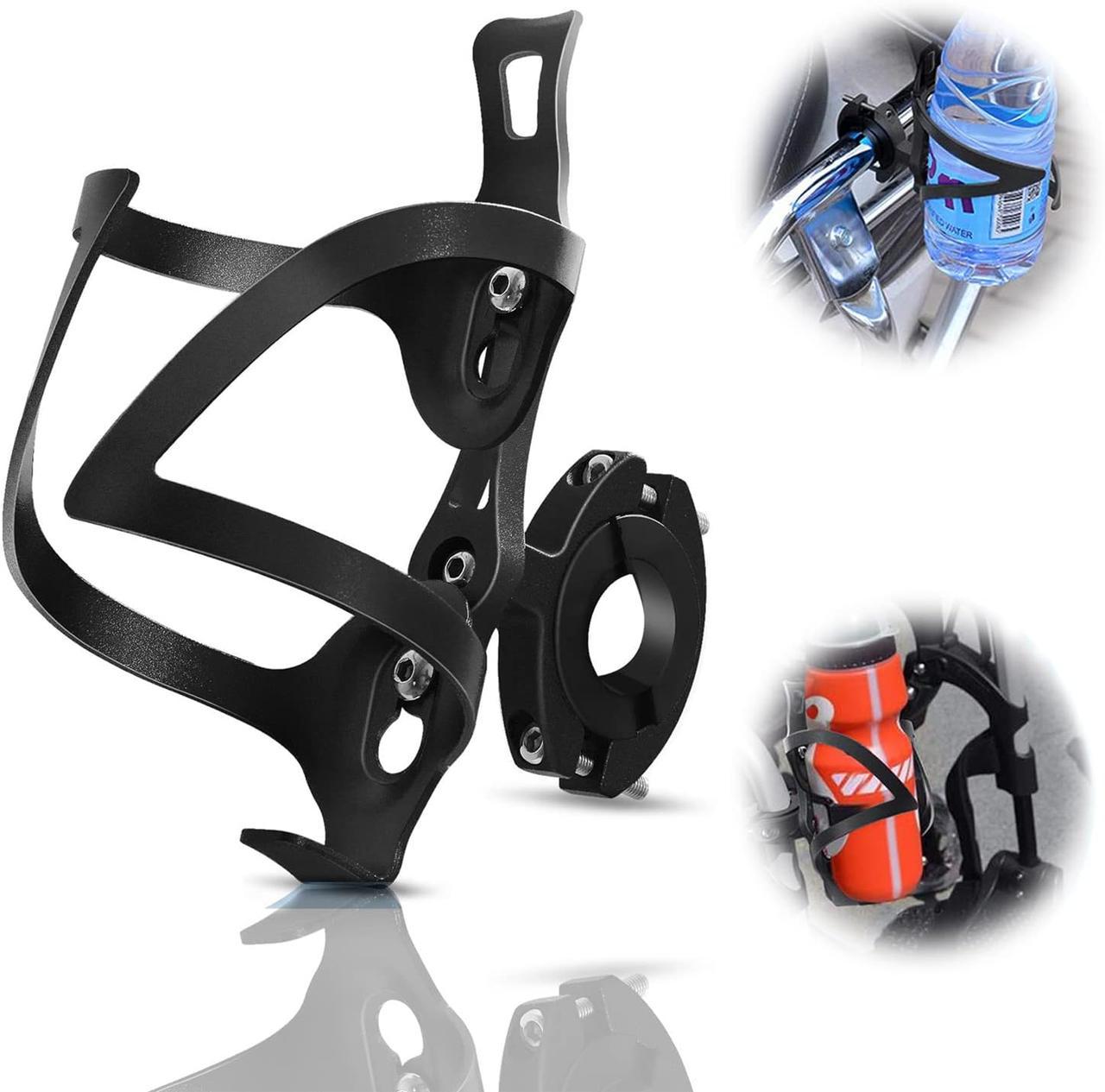 Фляготримач з перехідником велосипедний алюмінійний Feel Fit Чорний (SHJ-008-1NB) - фото 2 Фляготримач з перехідником велосипедний алюмінійний Feel Fit Чорний (SHJ-008-1NB) - фото 2