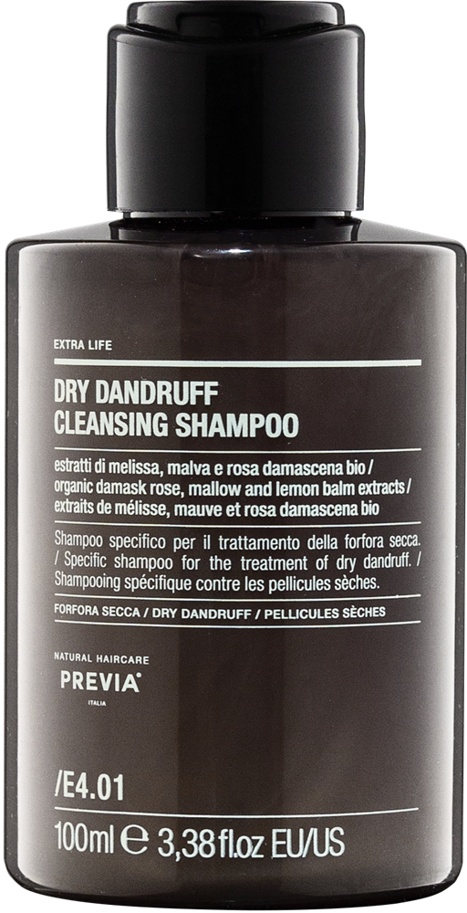 Шампунь очищающий против сухой перхоти Previa E4.01 Dry Dandruff Cleansing Shampoo 100 мл (12704)