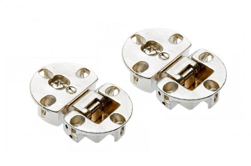 Петля барная с регулировкой GTV комплект 2 шт. Хром