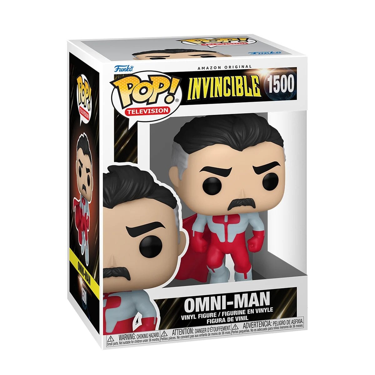 Детская игровая фигурка Funko POP! Омни-Мэн пластиковая японский аниме-стиль тиби 10,7 см (75868)