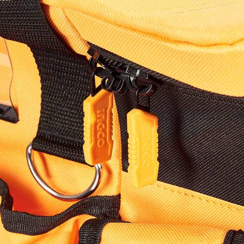 Сумка для инструмента INGCO INDUSTRIAL 410 мм 25 карманов (26842956) - фото 6 Сумка для инструмента INGCO INDUSTRIAL 410 мм 25 карманов (26842956) - фото 6