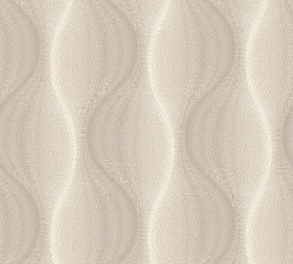 Обои виниловые на флизелиновой основе A.S. Creation Fluenty Mix 38677-2 Бежевый (13556718)