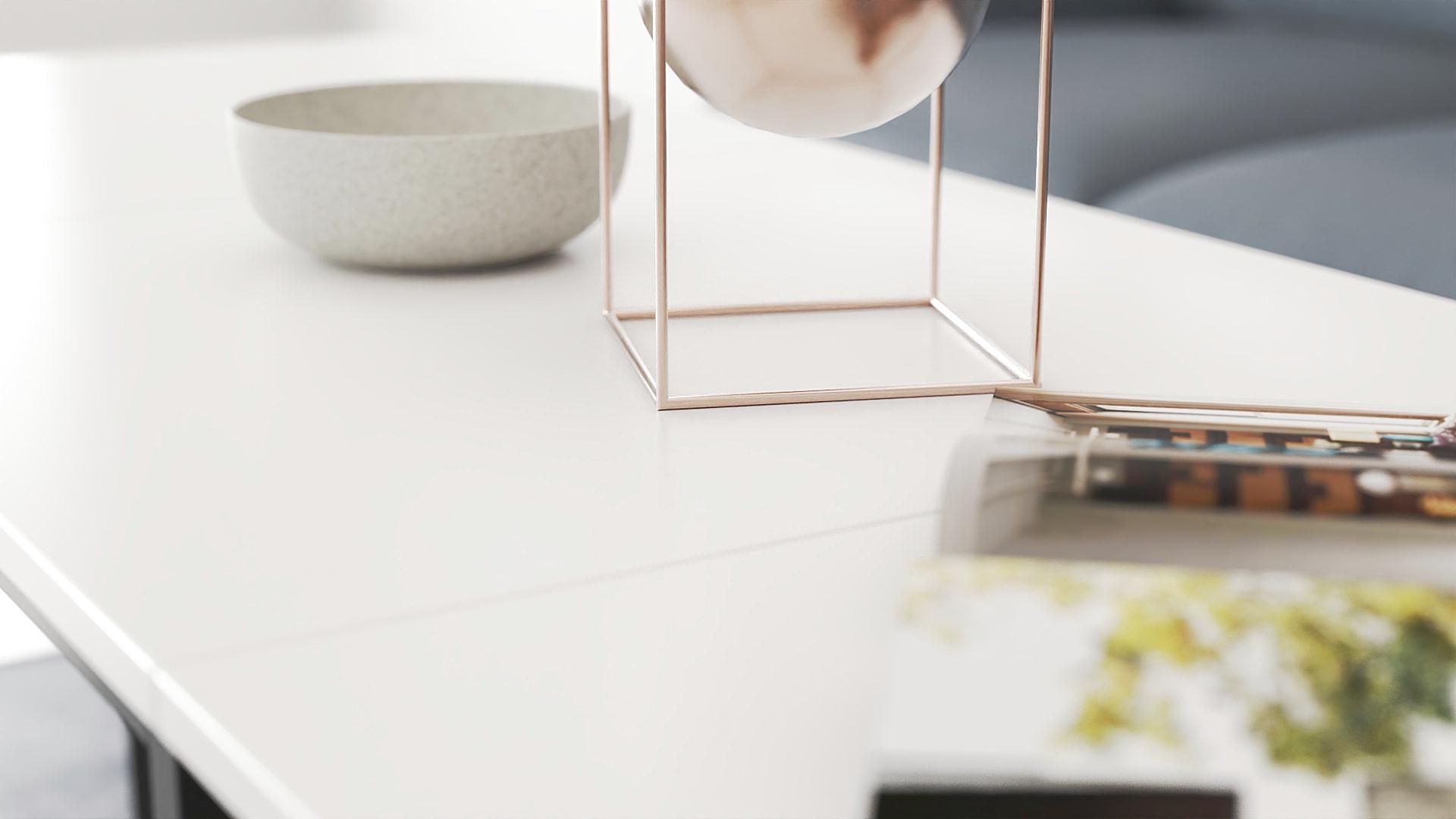 Стол журнальный трансформер Ferrum-decor Куб Комбо металл/ДСП 16 мм 650x540x532x500 мм Черный/Белый (FRD-105150) - фото 2