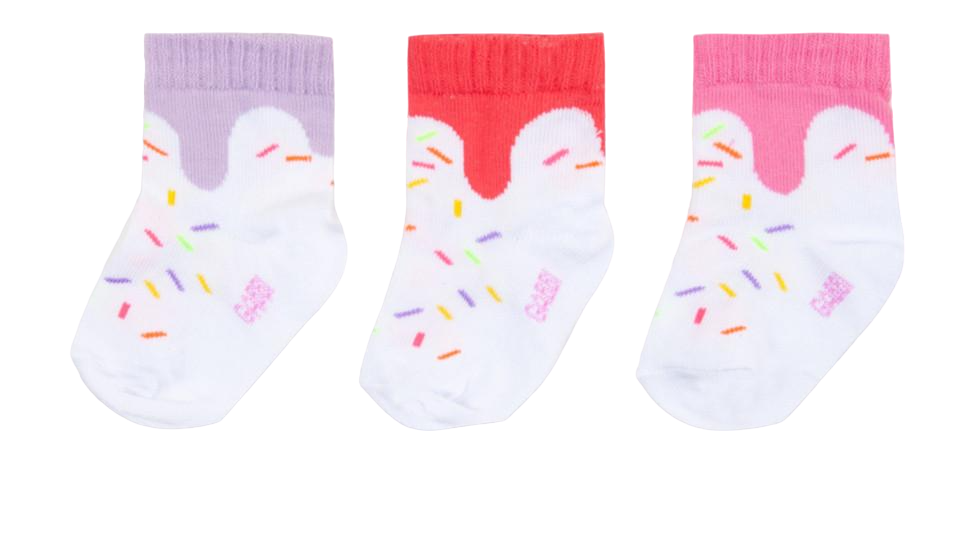 Носки детские хлопковые демисезонные для девочки Gabbi NSD-325 р. 10-12 6 пар (90325)