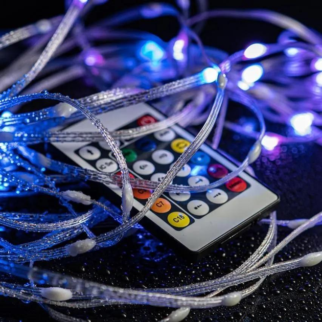 Гирлянда Росса с управлением через смартфон по Bluetooth от USB с пультом 100 LED 10 м (3020) - фото 3