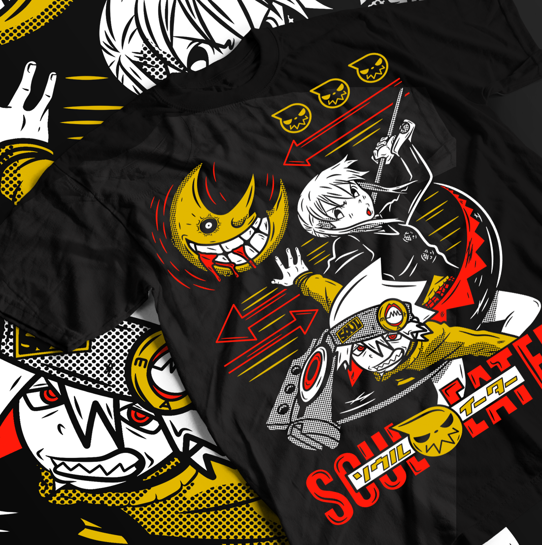 Футболка мужская Деатх Кид Соул Эатер OS Черный (AnimeJ0758)