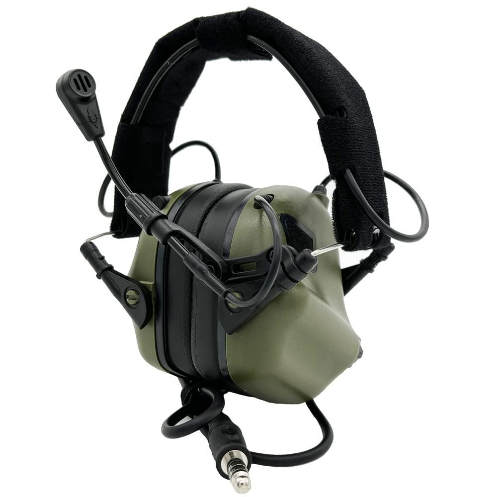 Наушники Earmor M32 mod3 c микрофоном от Оpsmen Green - фото 4