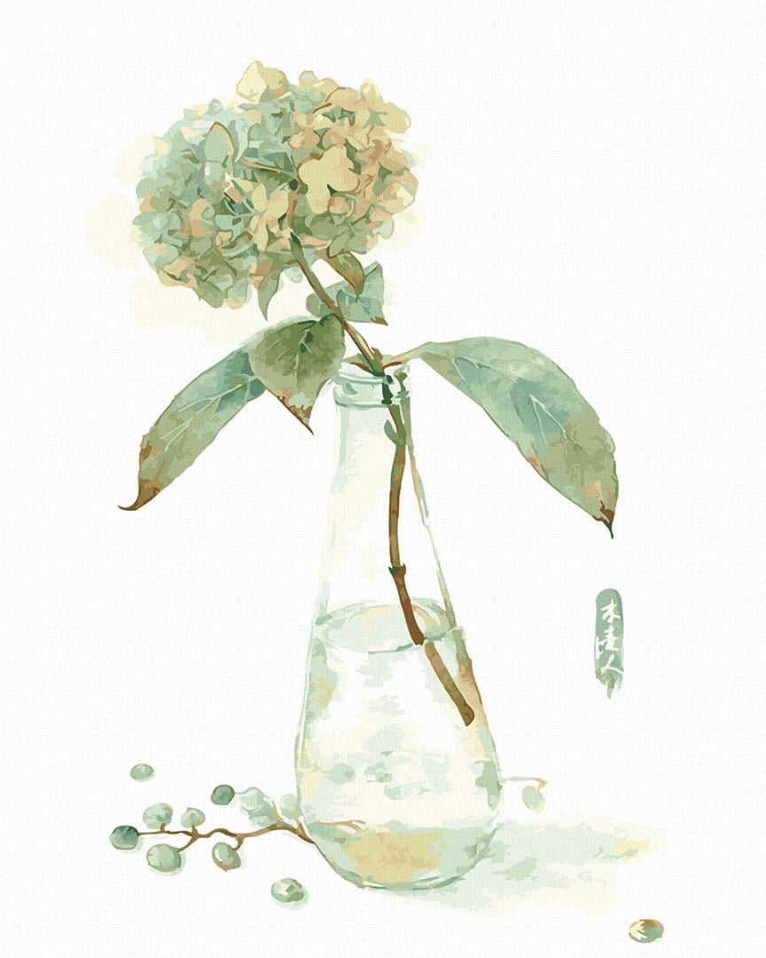 Картина по номерам Brushme 40х50 см Гортензия акварелью (GT61272) Картина по номерам Brushme 40х50 см Гортензия акварелью (GT61272)