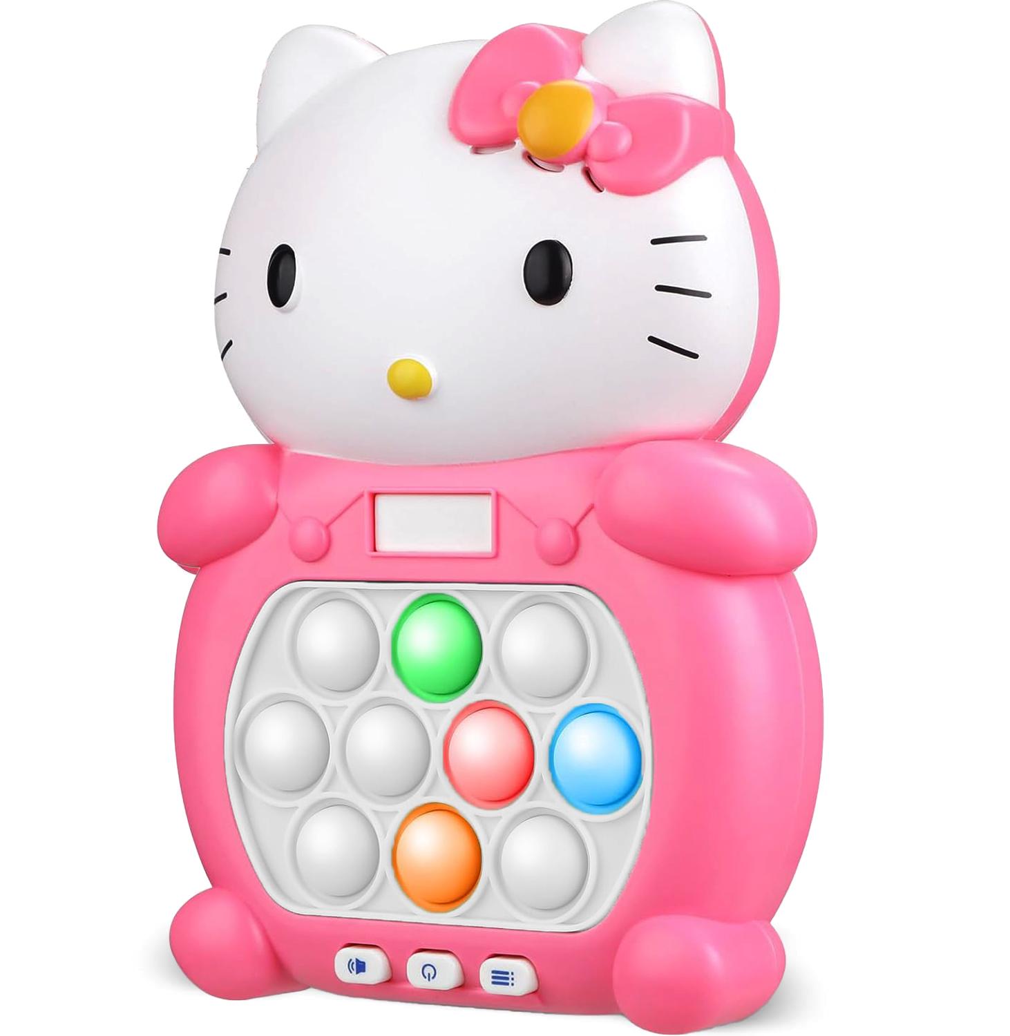Интерактивная игрушка Quick Push Game Pop It Hello Kitty 999 уровней White/Pink (20374886)