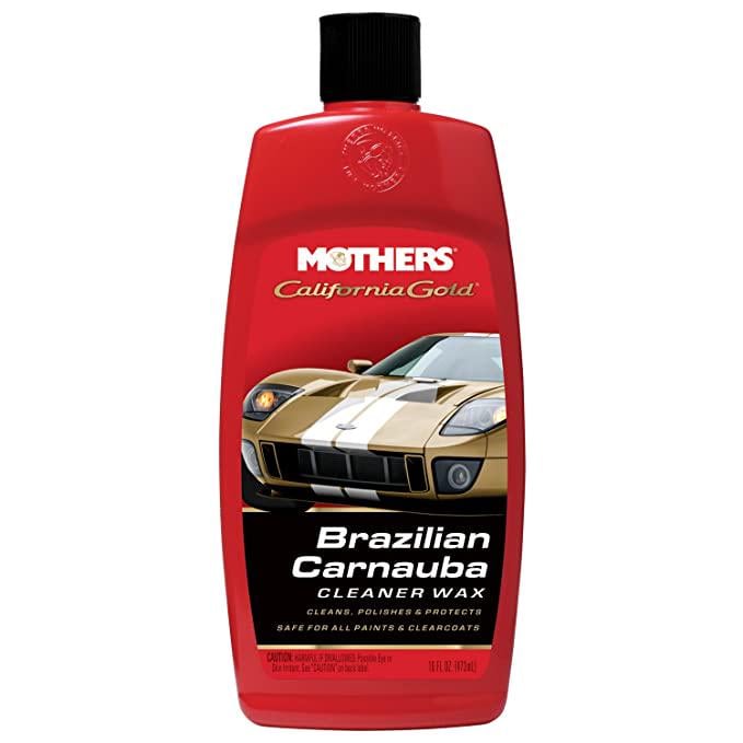 Поліроль-очисник з воском карнауби Mothers California Gold Brazilian Carnauba Cleaner Wax 473 мл