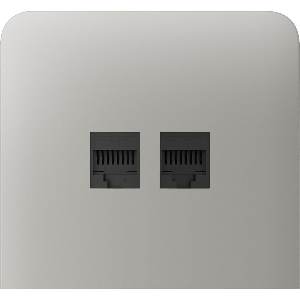 Панель боковая для встроенной интернет-розетки Ajax SideCover LAN Vertical Oyster (17071)