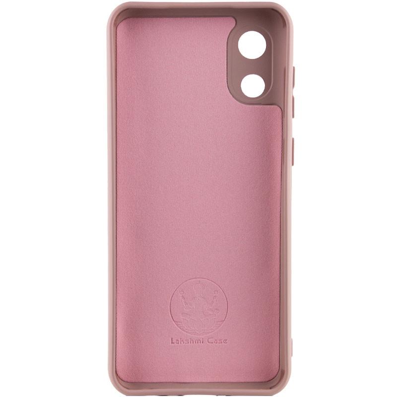 Противоударный чехол Silicone Cover Lakshmi Full Camera (A) для Samsung Galaxy A03 Core Розовый / Pink Sand - фото 2