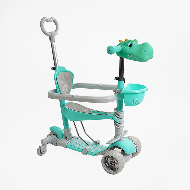 Самокат Best Scooter 5в1 P-67303/1 захисний бампер/PU колеса зі світлом/в коробці (25013621) - фото 1 Самокат Best Scooter 5в1 P-67303/1 захисний бампер/PU колеса зі світлом/в коробці (25013621) - фото 1