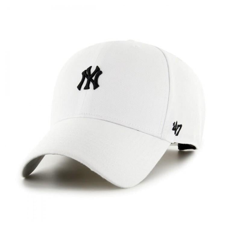 Кепка 47 Brand MVP MLB NEW YORK YANKEES BASE RUNN Уни OSFA Белый (BRMPS17WBP-WHA)