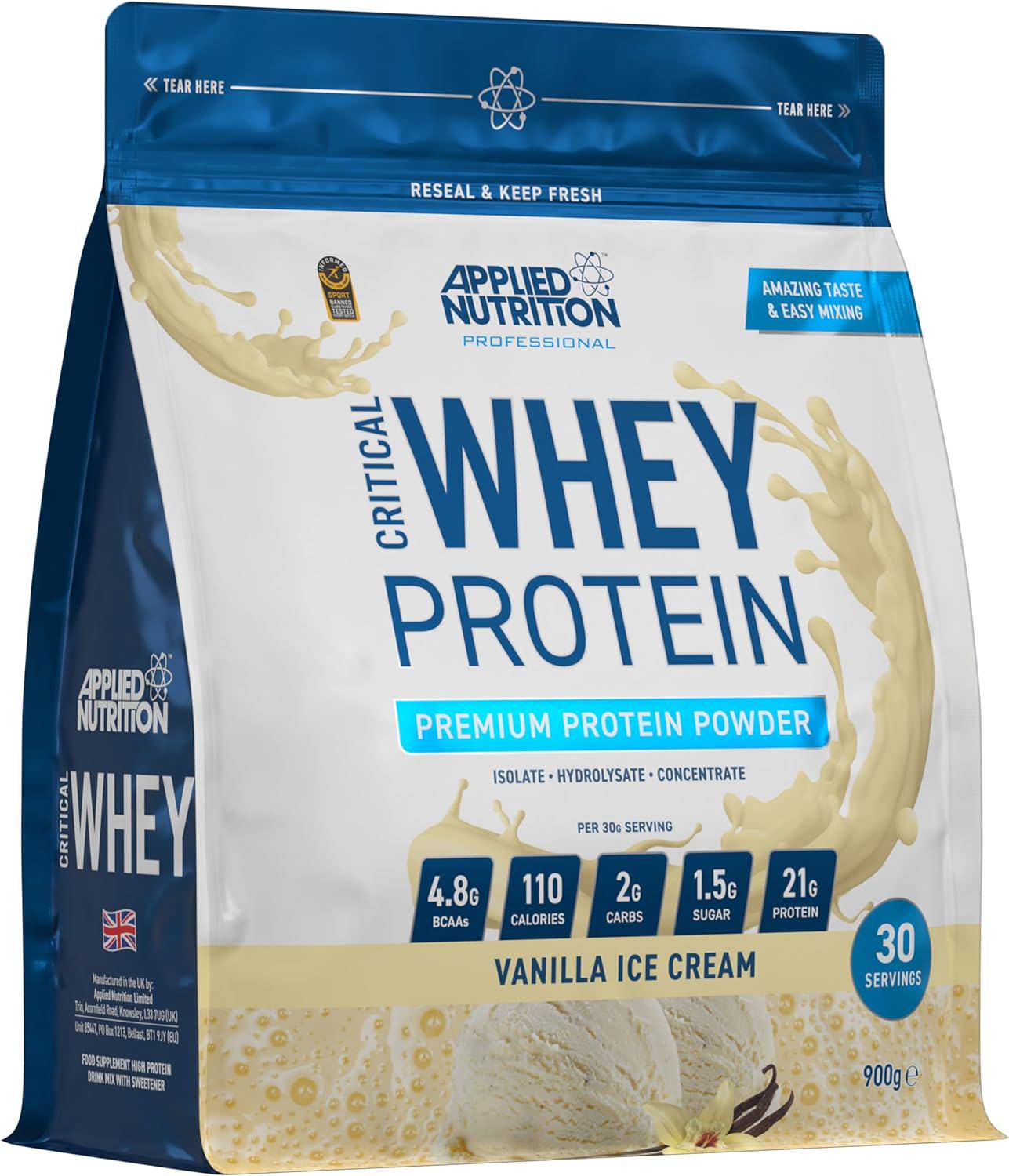 Протеїн Applied Nutrition Critical Whey Vanilla Ice Cream 900 г