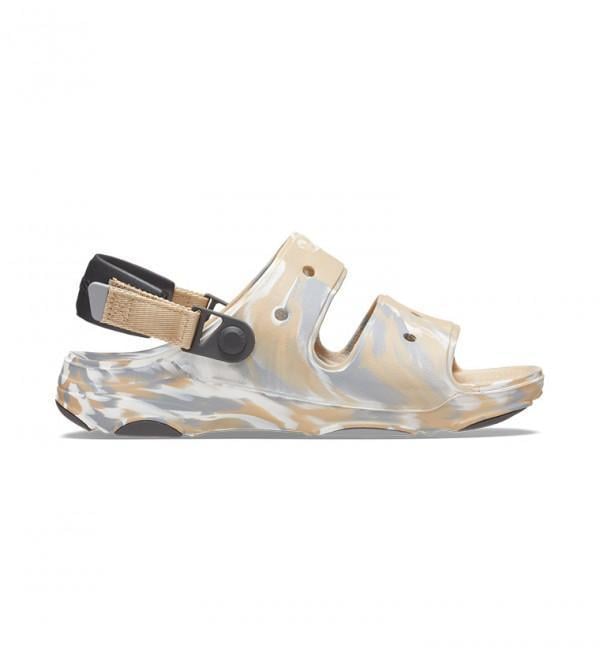 Сандалії чоловічі Crocs All-terrain Marbled Sandal р. 45-46 M11 Бежевий (207888