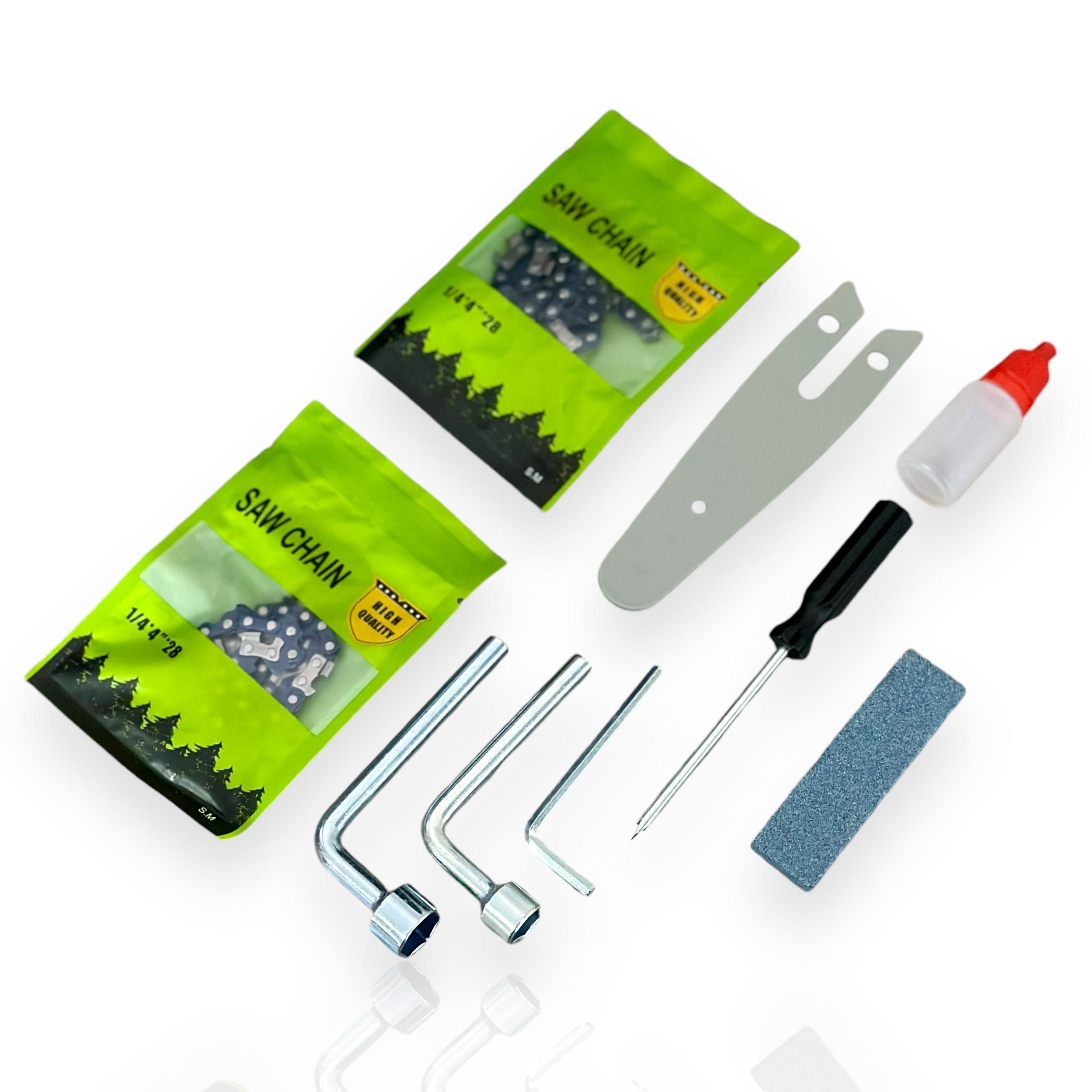 Комплект Primatec пилка акумуляторна ланцюгова міні та садовий секатор акумуляторний у пластиковому кейсі - фото 15