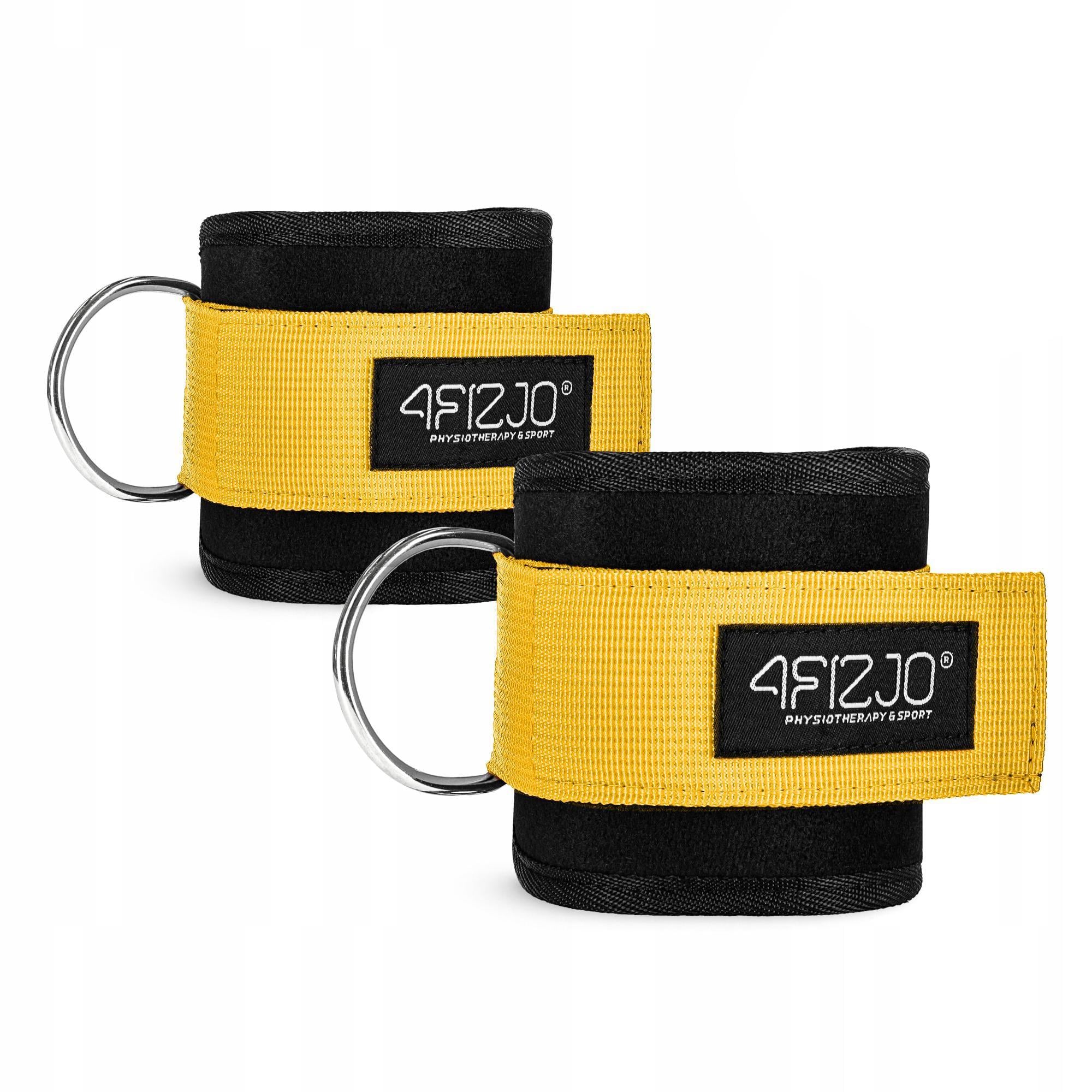 Манжеты для тяги 4FIZJO Ankle Strap 2 шт. Black/Orange (P-5907739314826)