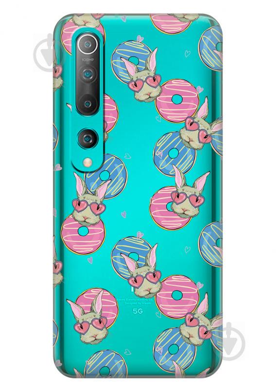 Силиконовый чехол iSwag для Xiaomi Mi 10 Зайчики (KS2605) Силиконовый чехол iSwag для Xiaomi Mi 10 Зайчики (KS2605)