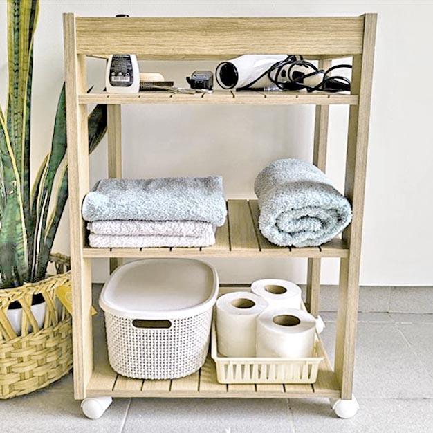 Этажерка для ванной из дерева на колесиках Пусман Бланже (АБТ-001201) Этажерка для ванной из дерева на колесиках Пусман Бланже (АБТ-001201)