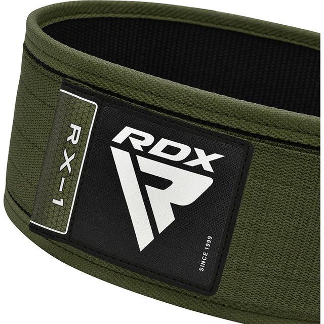 Пояс для важкої атлетики RDX RX1 Weight Lifting Belt S Army Green (WBS-RX1AG-S) - фото 5