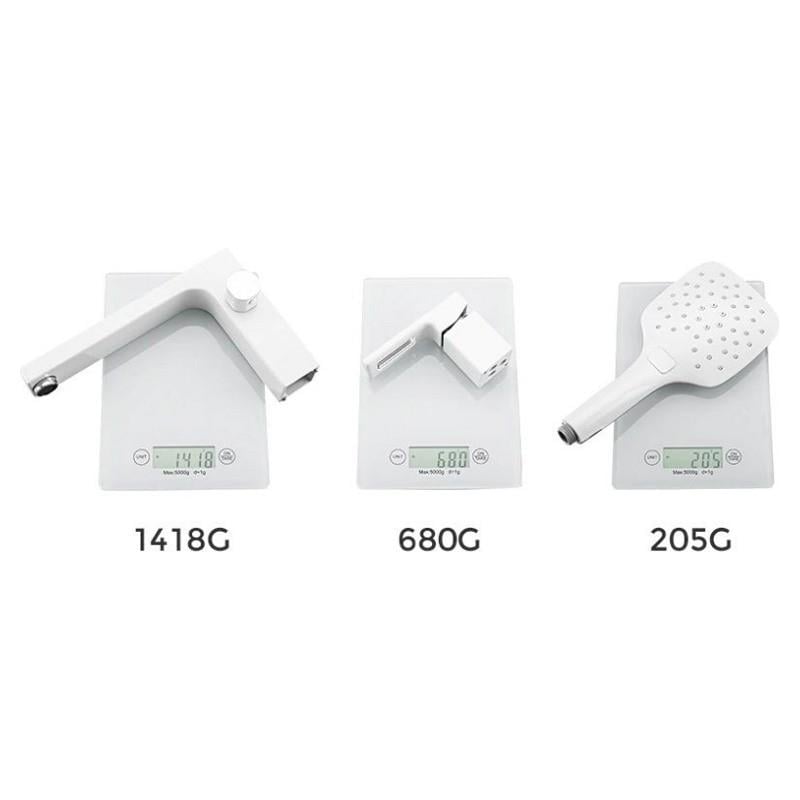 Смеситель на борт ванны Gappo Futura G1117-8 Белый/Хром - фото 4 Смеситель на борт ванны Gappo Futura G1117-8 Белый/Хром - фото 4