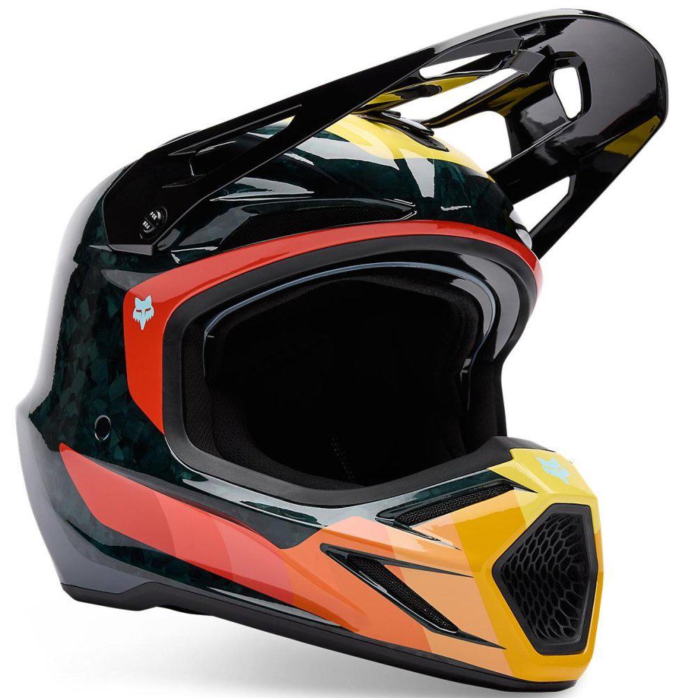 Мотошлем Fox V3 RS HELMET GRID XL Orange (46473)