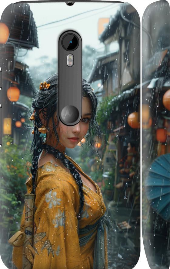 Чехол на Motorola Moto G3 Anime-girl (6133m-318-42517)
