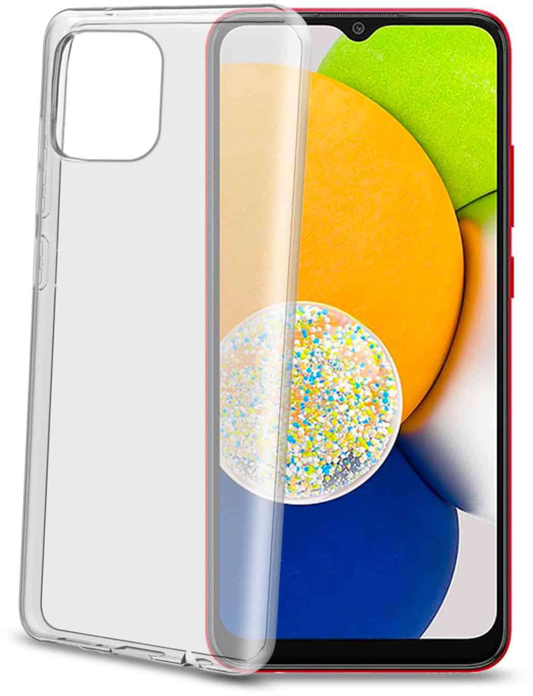 Прозрачный Чехол OneCam Samsung Galaxy A03 A035 (ультратонкий силиконовый) (38082)