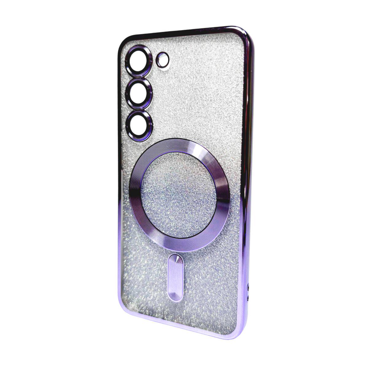 Противоударный чехол для Samsung Galaxy S23 Cosmic CD Shiny Magnetic / Purple