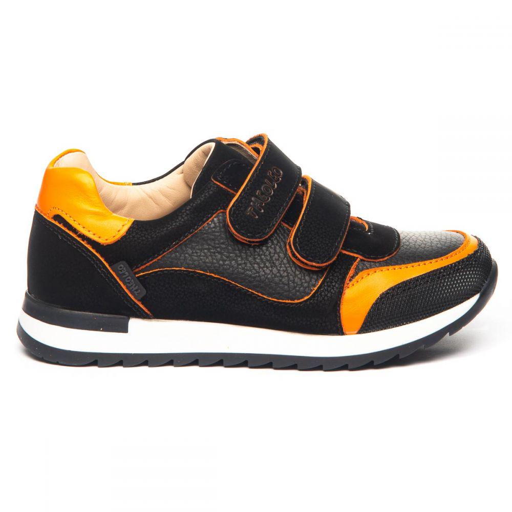 Черевики для хлопчиків The Leo 1335 р. 37 24 см Чорний/Помаранчевий - фото 2