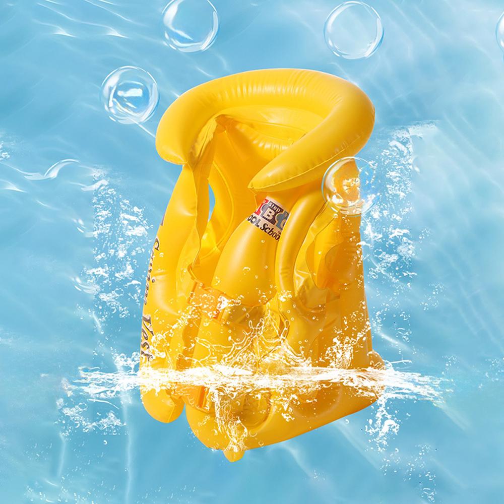 Надувний жилет для плавання для дітей Wave 40 см Жовтий (52-жов-BT-6525-S) - фото 4 Надувний жилет для плавання для дітей Wave 40 см Жовтий (52-жов-BT-6525-S) - фото 4