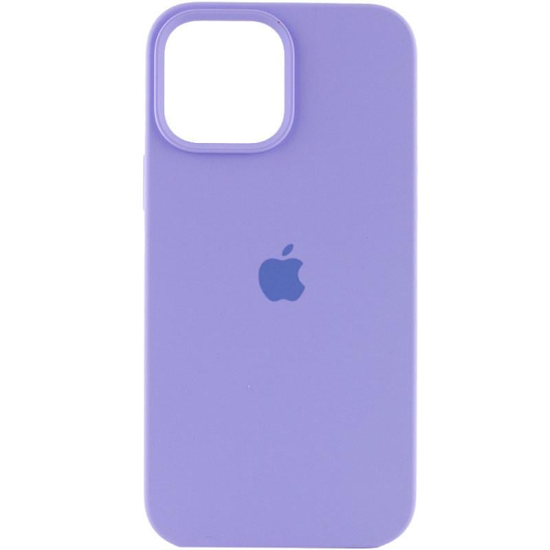 Силиконовый Чехол Накладка Silicone Case для iPhone 14 Plus Сиреневый - фото 1