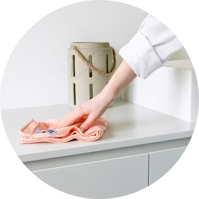 Серветка York ECO EGO BATHROOM із мікрофібри для прибирання ванної кімнати 40x40 см - фото 6